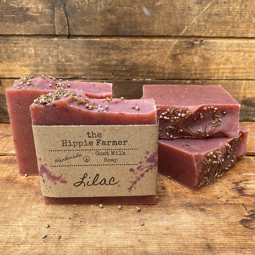 Goat Milk Soap - Lilac - The Hippie Farmer