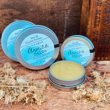 Load image into Gallery viewer, Arnica Salve - Pain, Inflammation &amp; Bruising Support - 2oz or 4oz - The Hippie Farmer