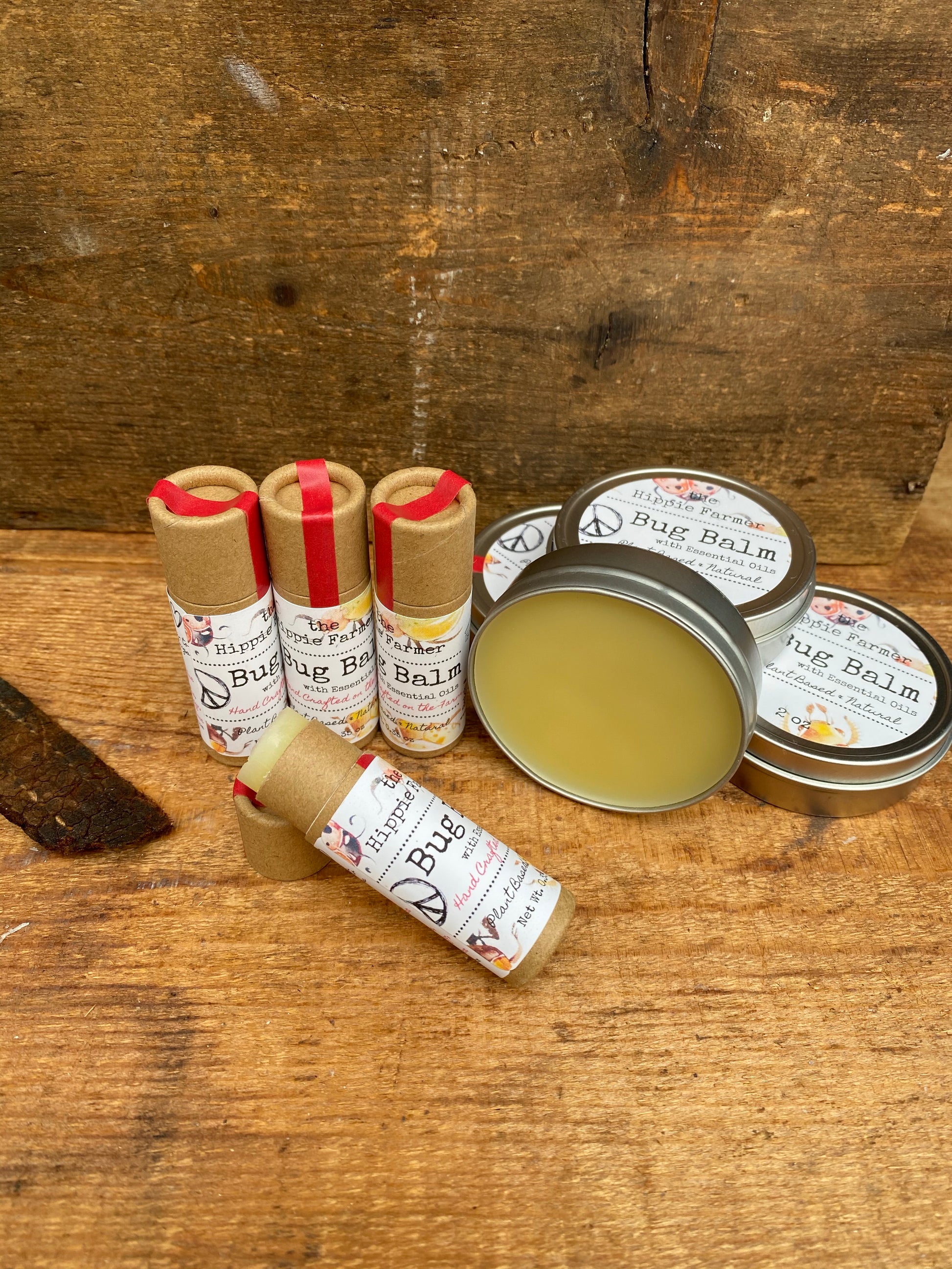 Bug Balm - Essential Oils - 4oz, 2oz or Tube - The Hippie Farmer