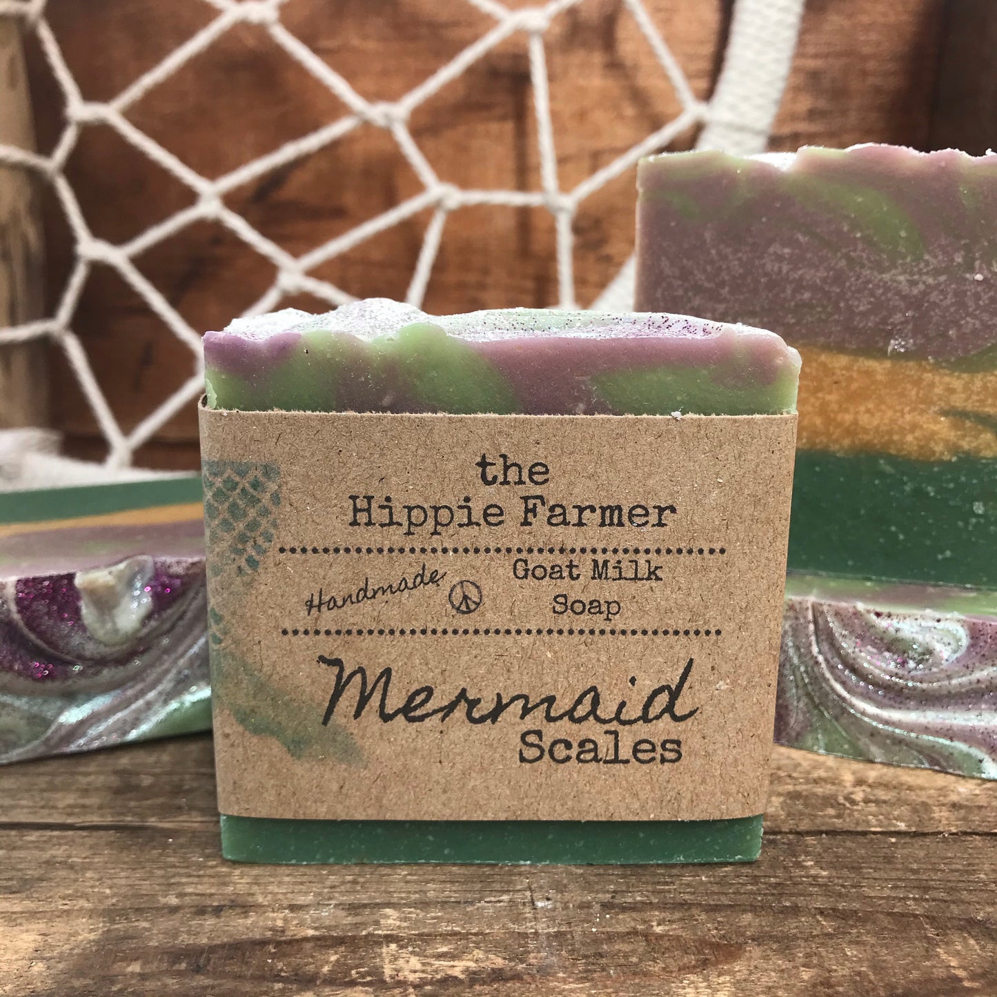 Goat Milk Soap - Mermaid Scales - The Hippie Farmer