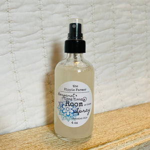 Organic Room & Linen Spray - 4 oz - with Essential Oils - The Hippie Farmer