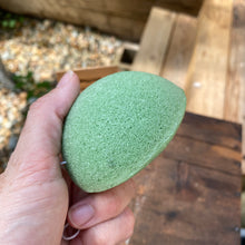 Load image into Gallery viewer, Konjac Biodegradable Sponge - Green Tea or Charcoal - by Mother Earth ME - The Hippie Farmer