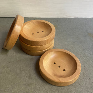 Wood Soap Dish - Circle - Great for our Shampoo Soaps!! - The Hippie Farmer