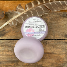 Load image into Gallery viewer, Natural Solid Conditioner Bar - with Cocoa Butter - Lavender Essential Oil 2oz - The Hippie Farmer