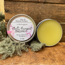 Load image into Gallery viewer, Herbal Infused Anti Fungal Salve - For fungal infections of the feet, nails &amp; more - 2 oz or 4 oz Tin - The Hippie Farmer