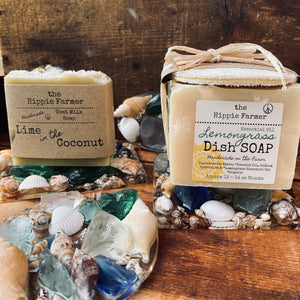 Shells & Sea Glass Soap Dish - Rectangle, Square or Circle - The Hippie Farmer