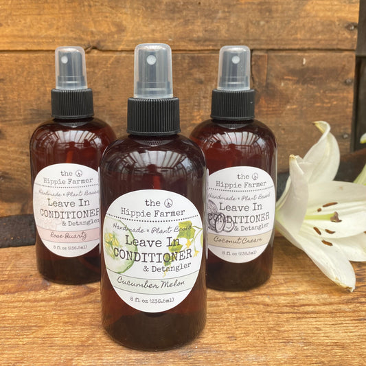 NEW Seasonal Scents - Leave In Conditioner - 8oz Spray - The Hippie Farmer