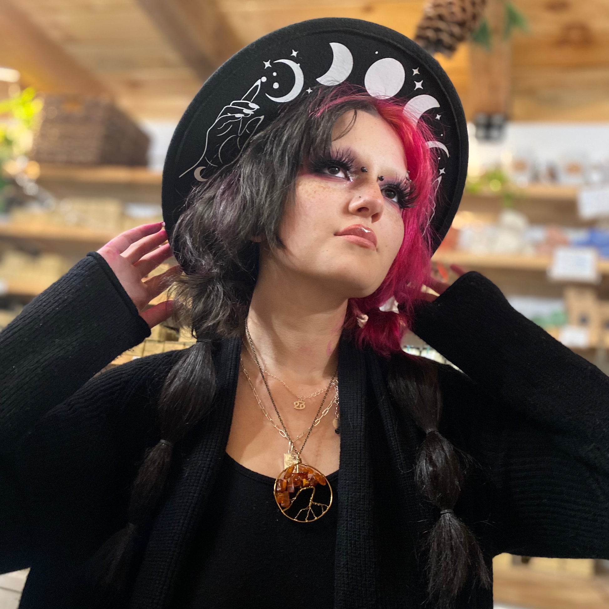 Boho Magic Hat - Black or Brown - by Statement PEACE - The Hippie Farmer