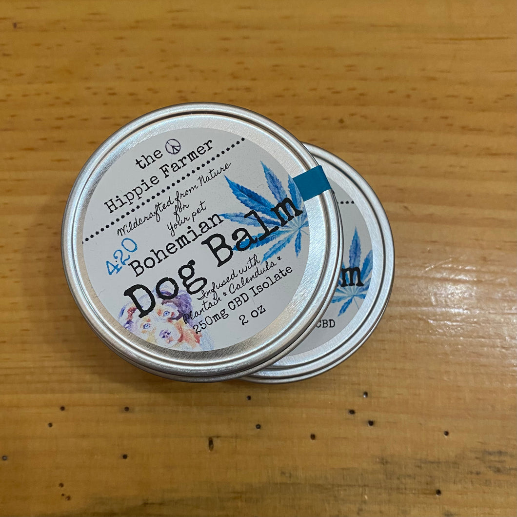 Bohemian Dog Balm - Plain or 420 - 2oz - The Hippie Farmer