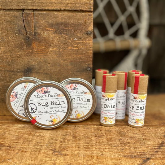 Bug Balm - Essential Oils - 4oz, 2oz or Tube - The Hippie Farmer