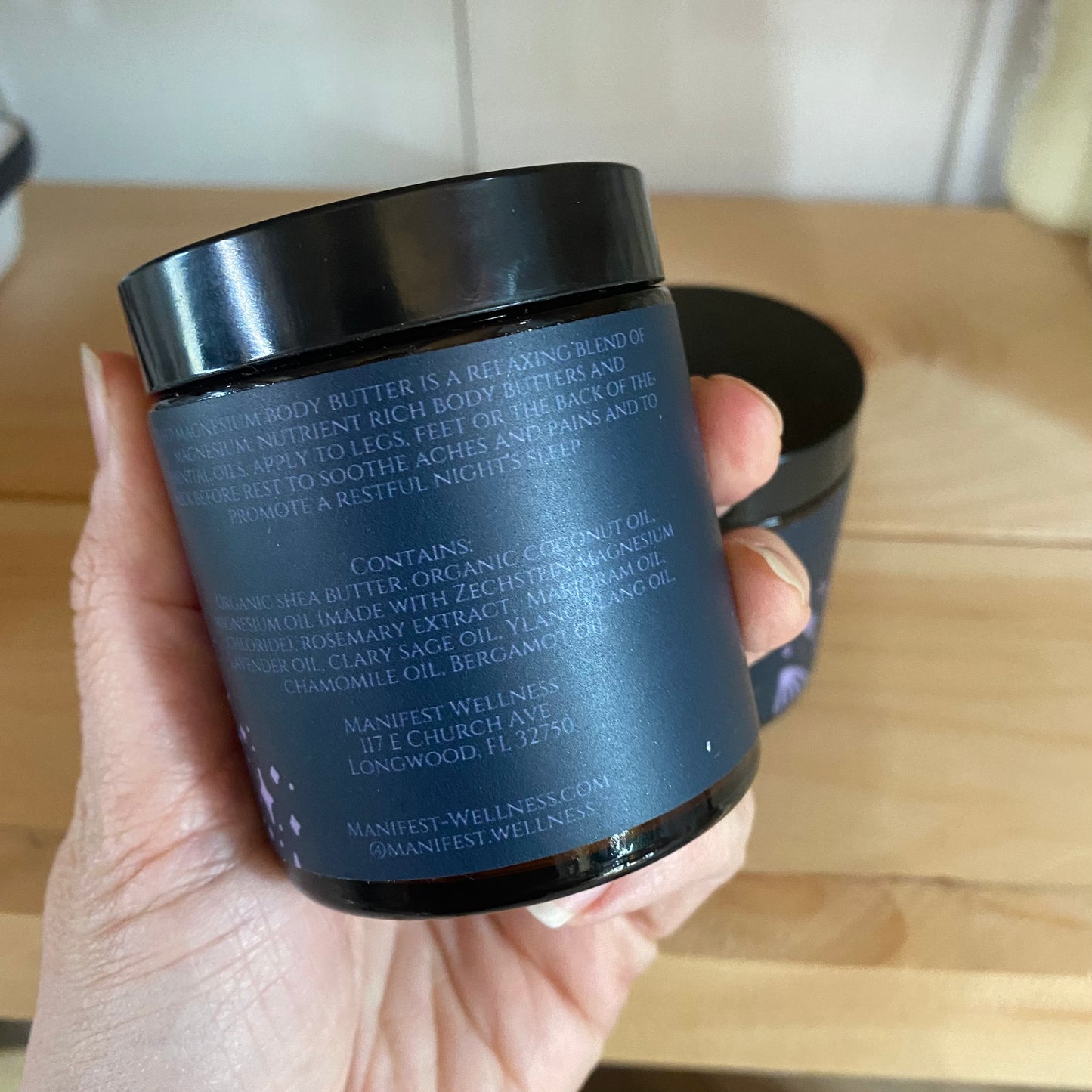 Magnesium Infused Body Butter - Unscented, Sleep or Muscle - by Manifest Wellness