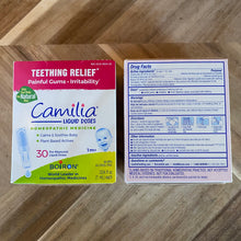 Load image into Gallery viewer, Teething Relief - Camilia Liquid - 30 Pre-measured Doses - by Boiron Homeopathic Medicine