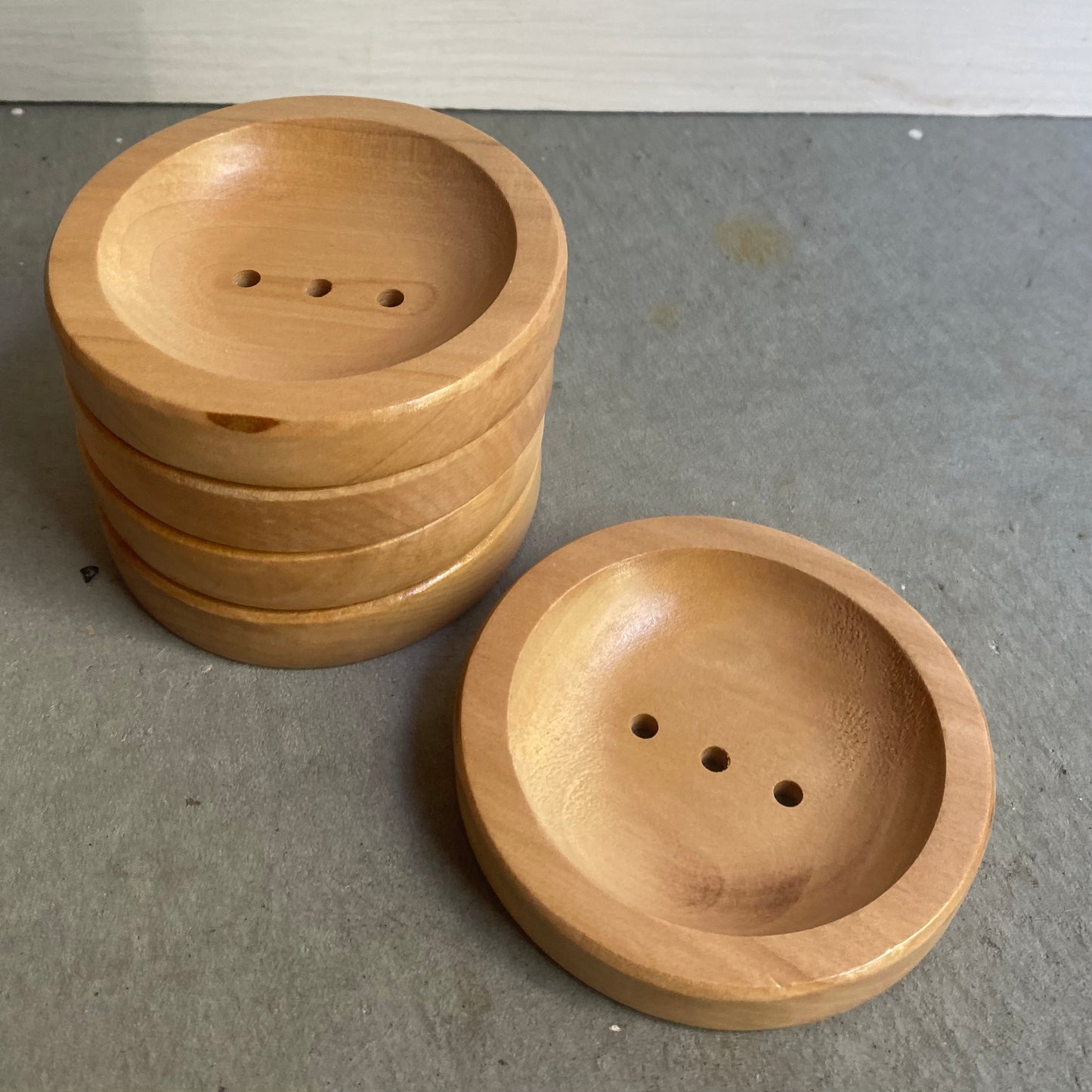 Wood Soap Dish - Circle - Great for our Shampoo Soaps!! - The Hippie Farmer