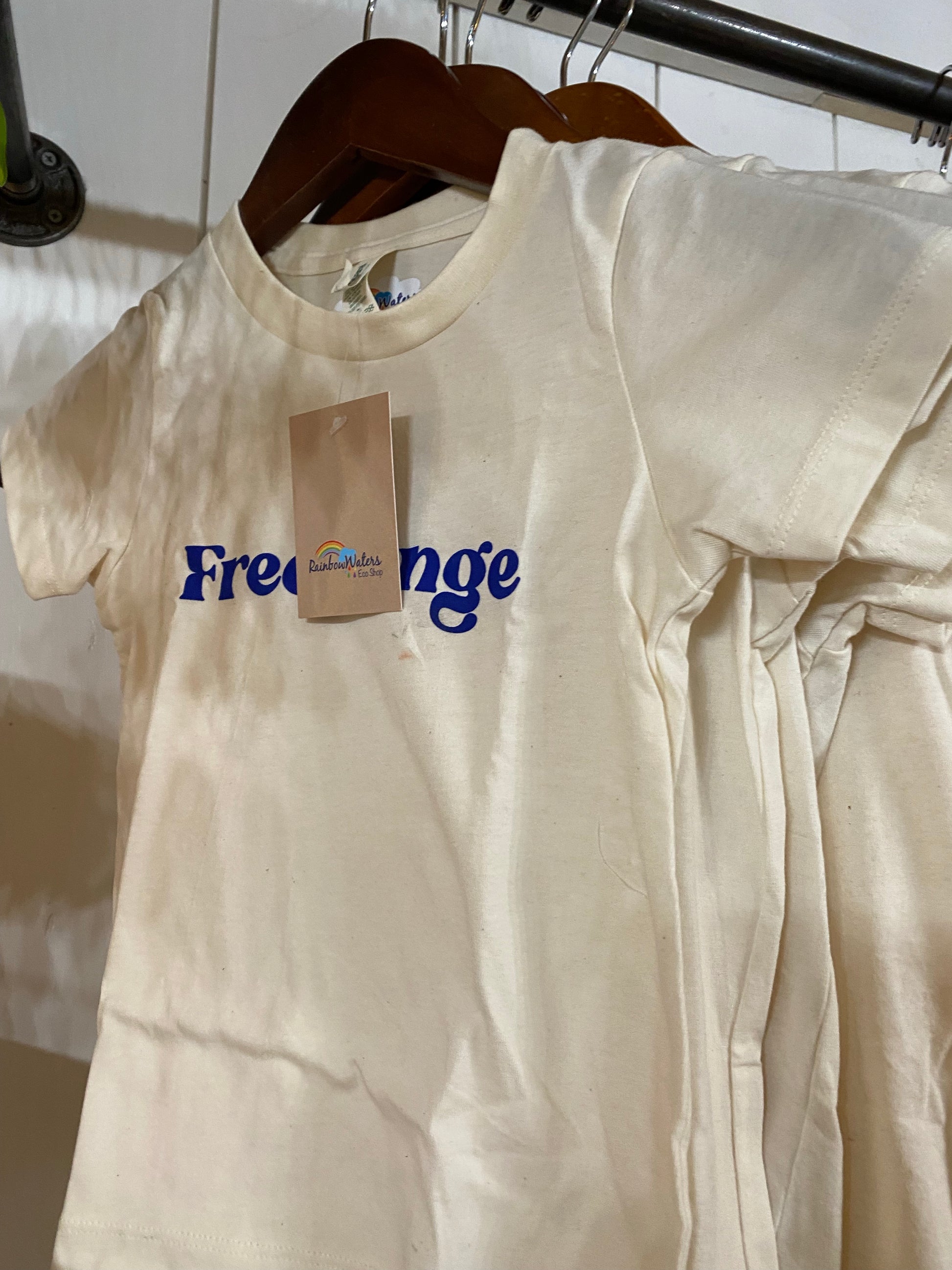 Free Range - Kids Organic T-shirt - Rainbow Waters - The Hippie Farmer