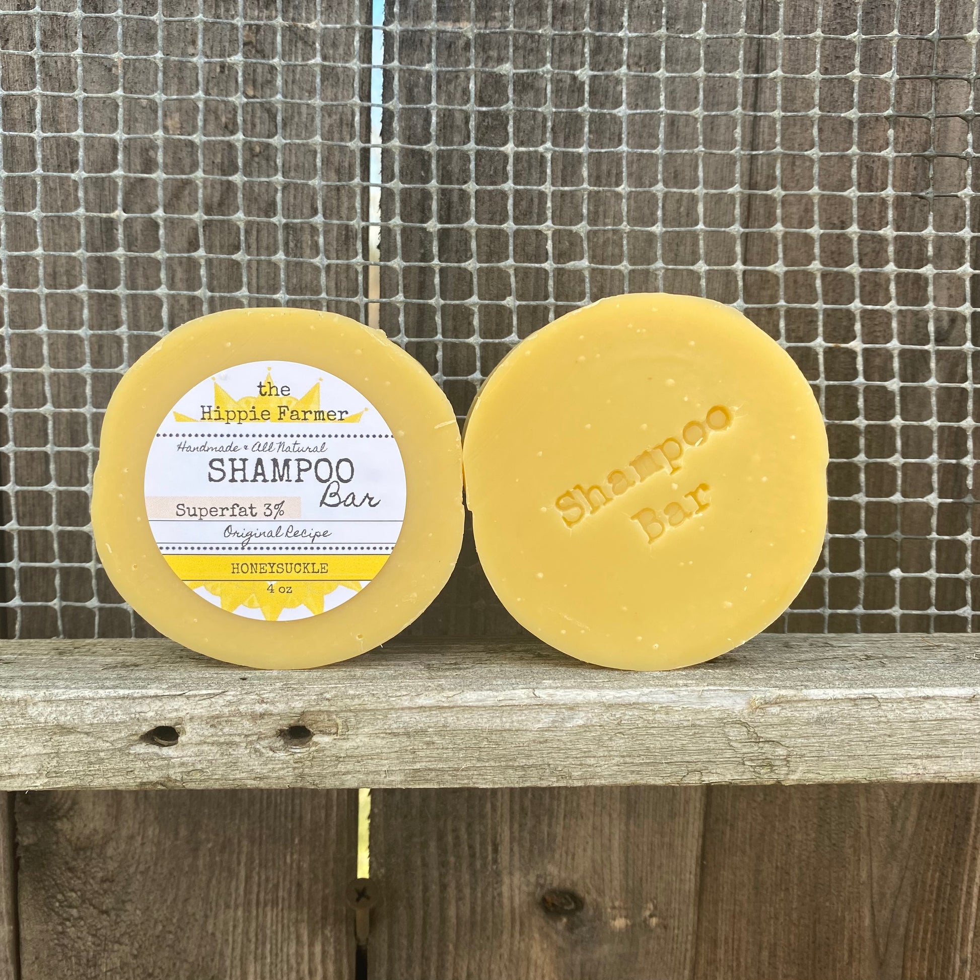 Shampoo Soap Bar - Honeysuckle - 3% or 10% Superfat - The Hippie Farmer