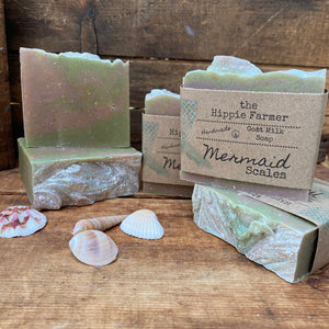 Goat Milk Soap - Mermaid Scales - The Hippie Farmer
