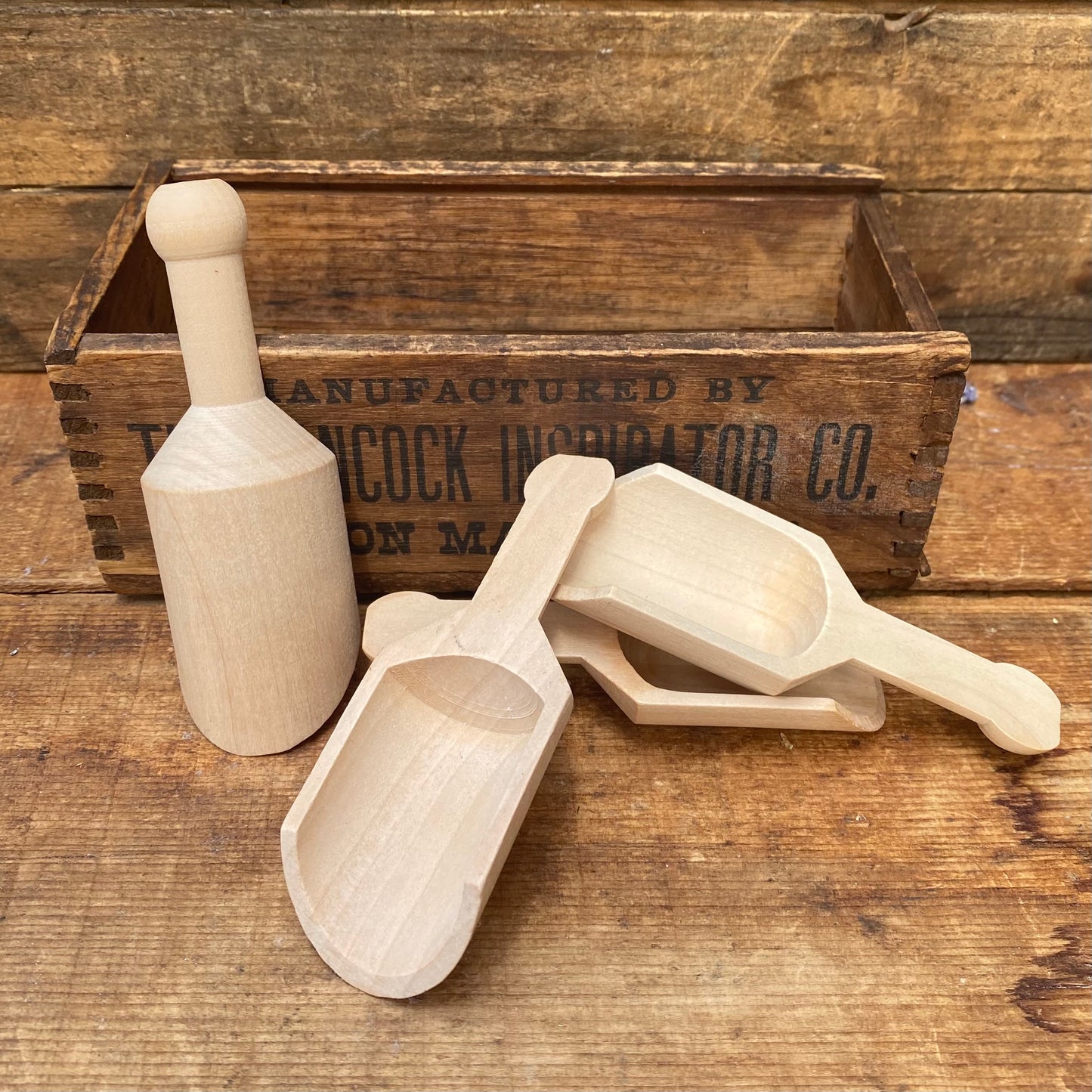 4” Wooden Laundry Scoops - The Hippie Farmer