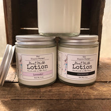 Load image into Gallery viewer, Goat Milk Lotion - 4oz Jar - Unscented or Lavender - The Hippie Farmer