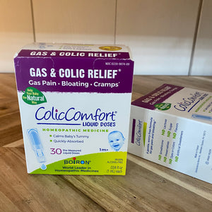 Gas & Colic Relief - ColicComfort Liquid - 30 Pre-measured doses - by Boiron Homeopathic Medicine