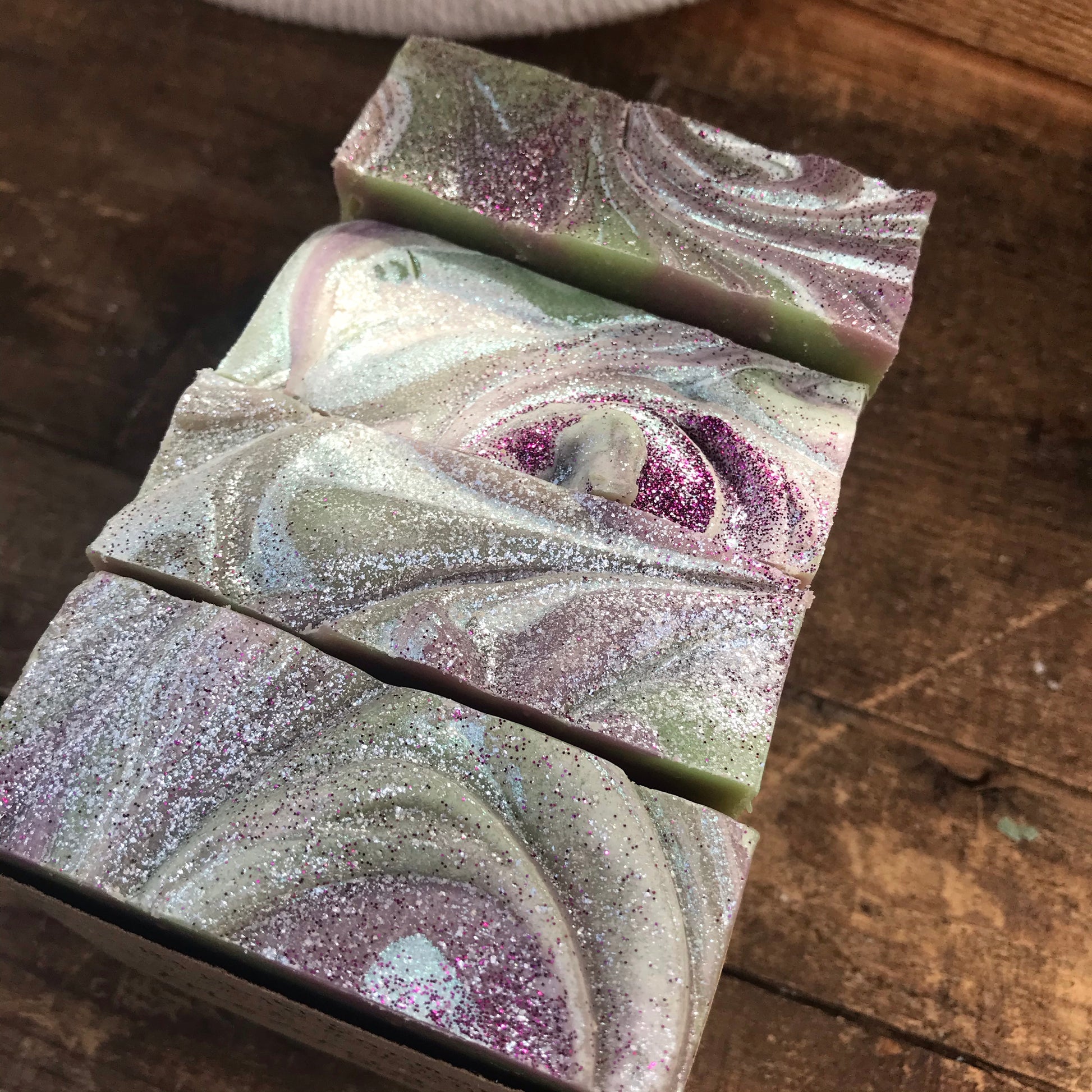 Goat Milk Soap - Mermaid Scales - The Hippie Farmer