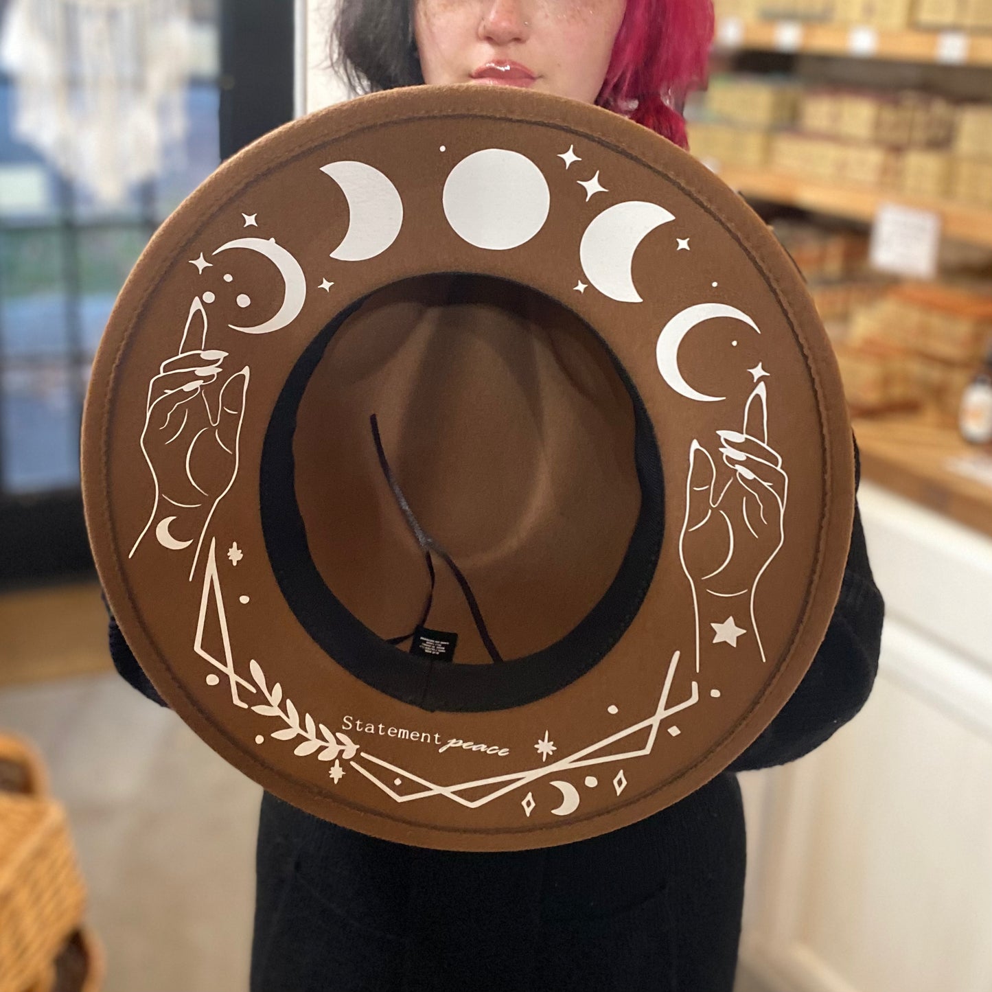 Boho Magic Hat - Black or Brown - by Statement PEACE - The Hippie Farmer