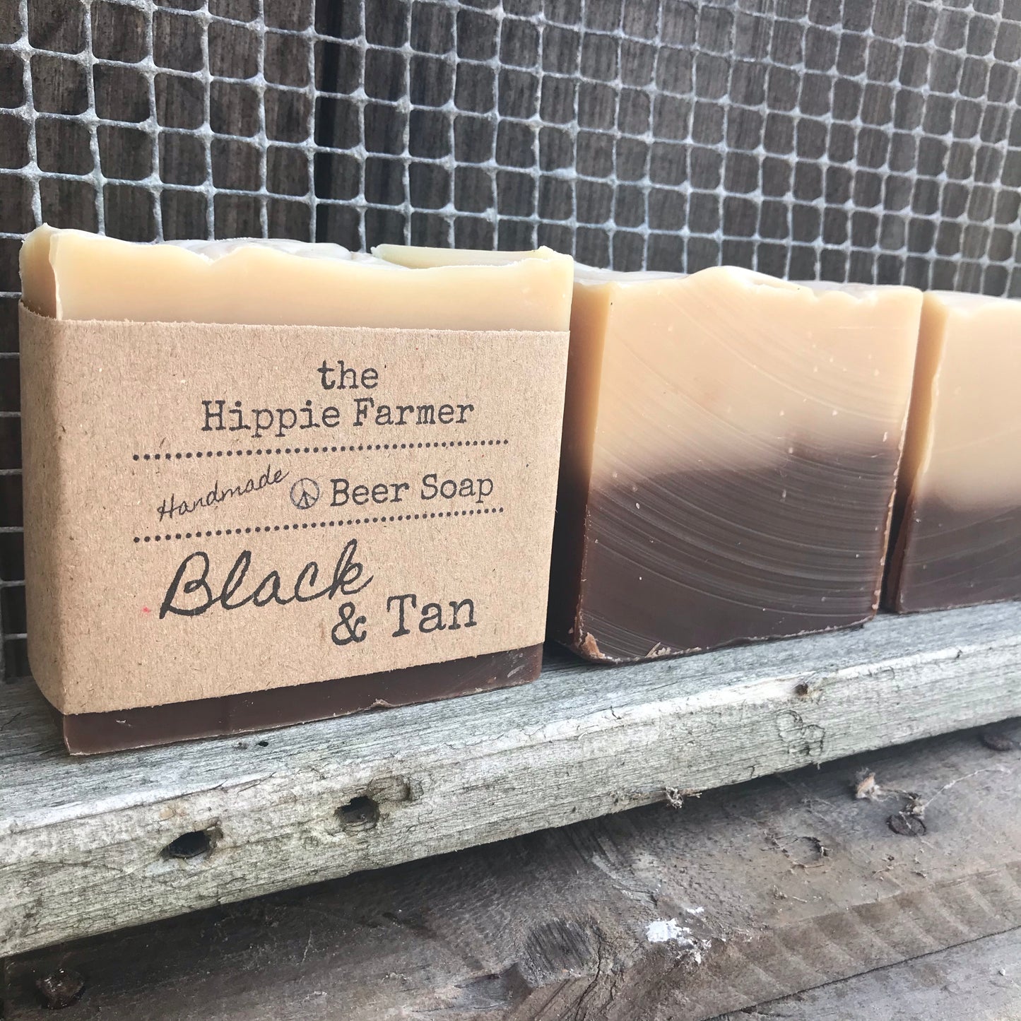 Black & Tan - Beer Milk Soap - 4.5oz - The Hippie Farmer