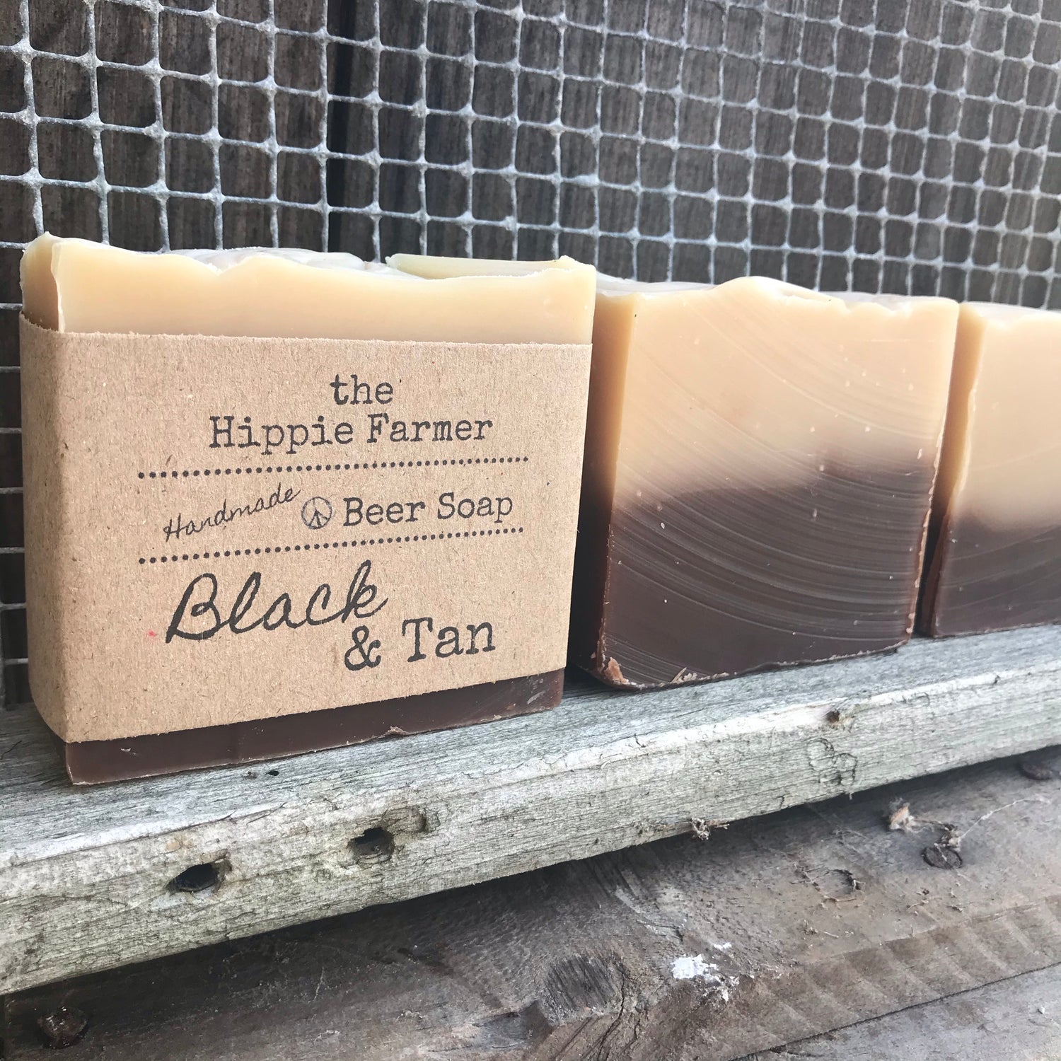 Beer Milk Soap - Black & Tan - The Hippie Farmer