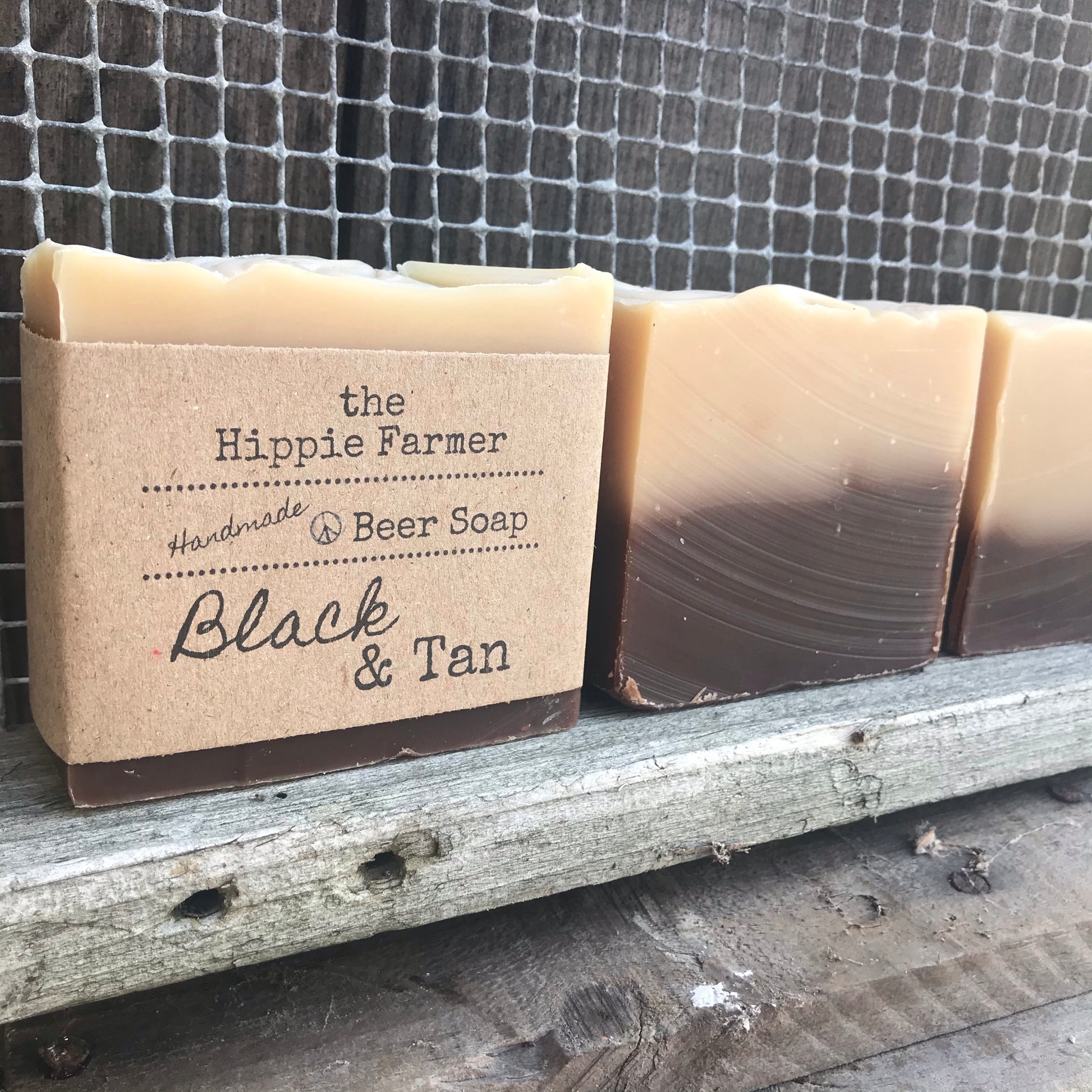 Black & Tan - Beer Milk Soap - 4.5oz - The Hippie Farmer