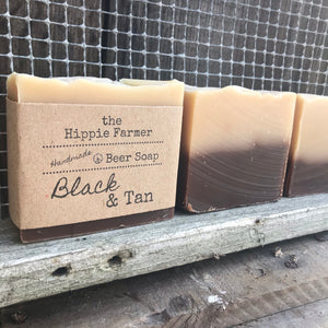 Black & Tan - Beer Milk Soap - 4.5oz - The Hippie Farmer