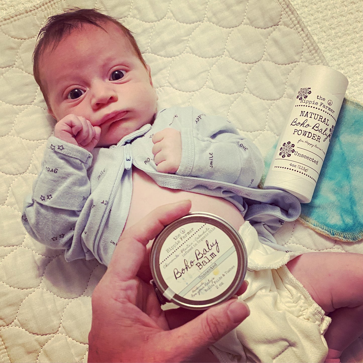 Boho Baby BALM - Organic Lavender EO 2oz or 4oz Tin - The Hippie Farmer