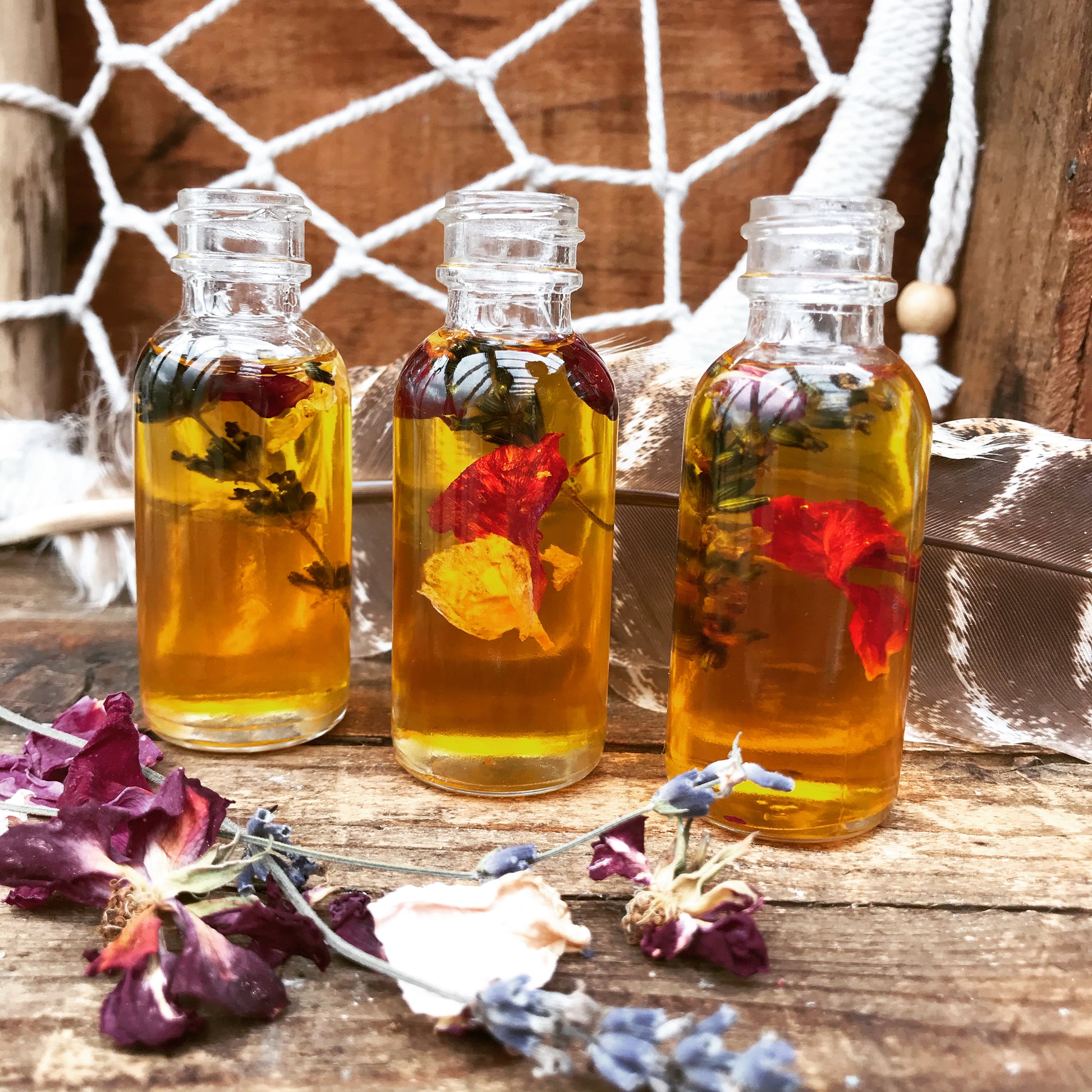 Flower Child Facial Oil - 1oz Glass Bottle - The Hippie Farmer