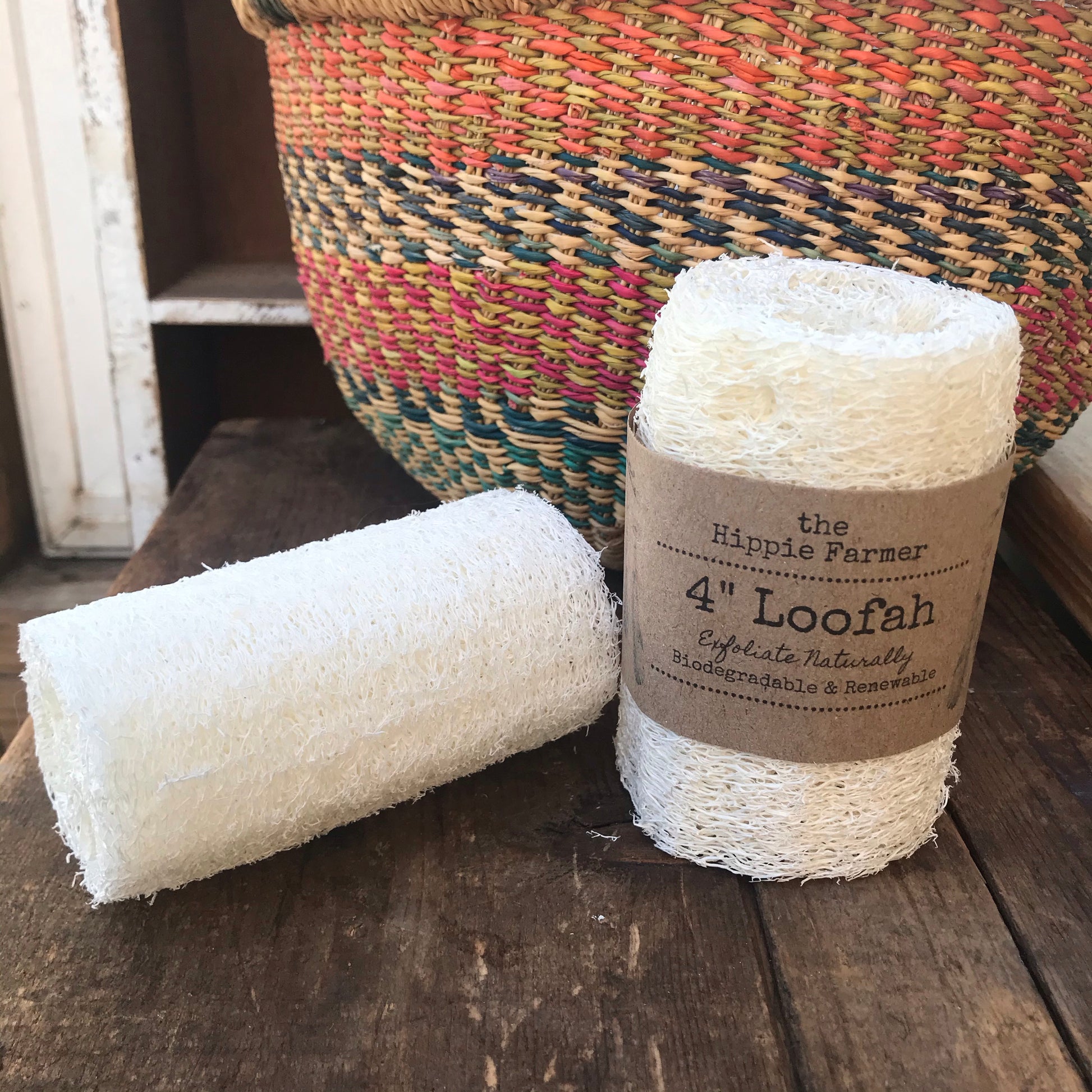 4” Loofah Round - Exfoliate Naturally - The Hippie Farmer