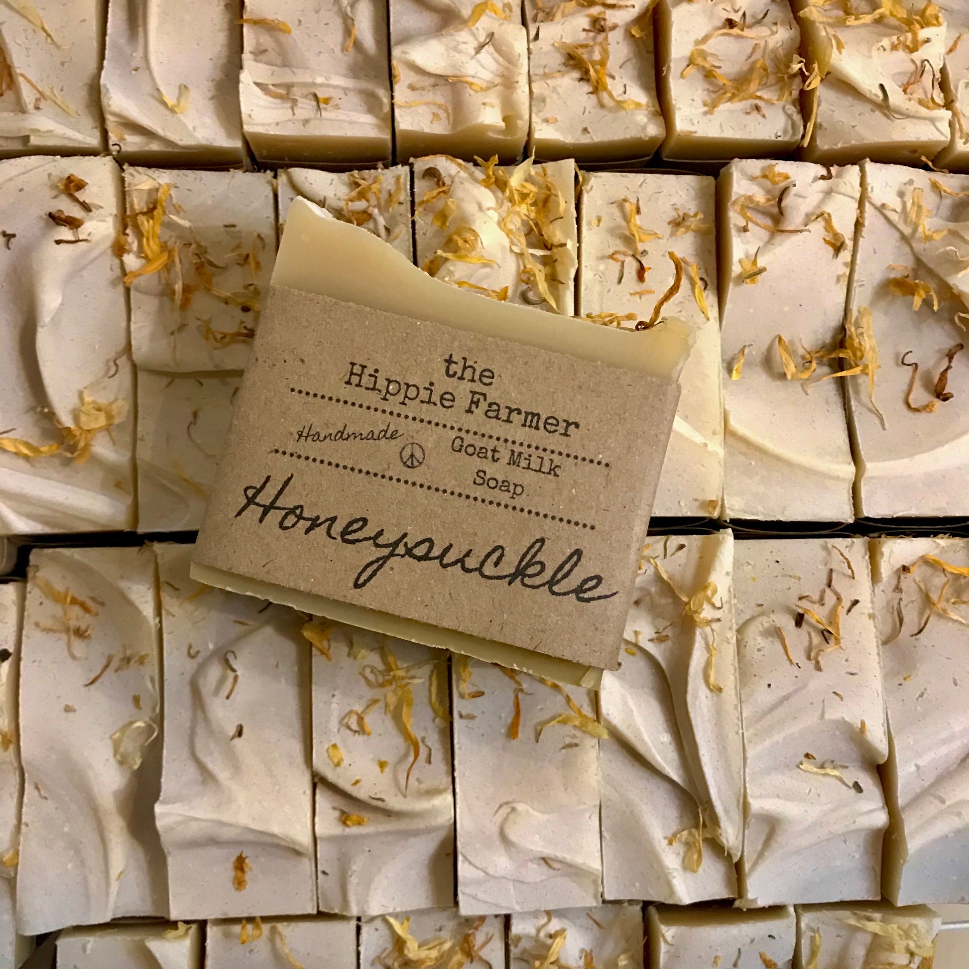 Goat Milk Soap - Honeysuckle - The Hippie Farmer