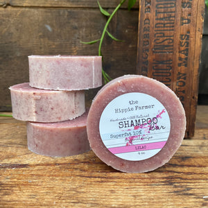 Lilac Shampoo Soap Bar 3% or 10% Superfat - The Hippie Farmer