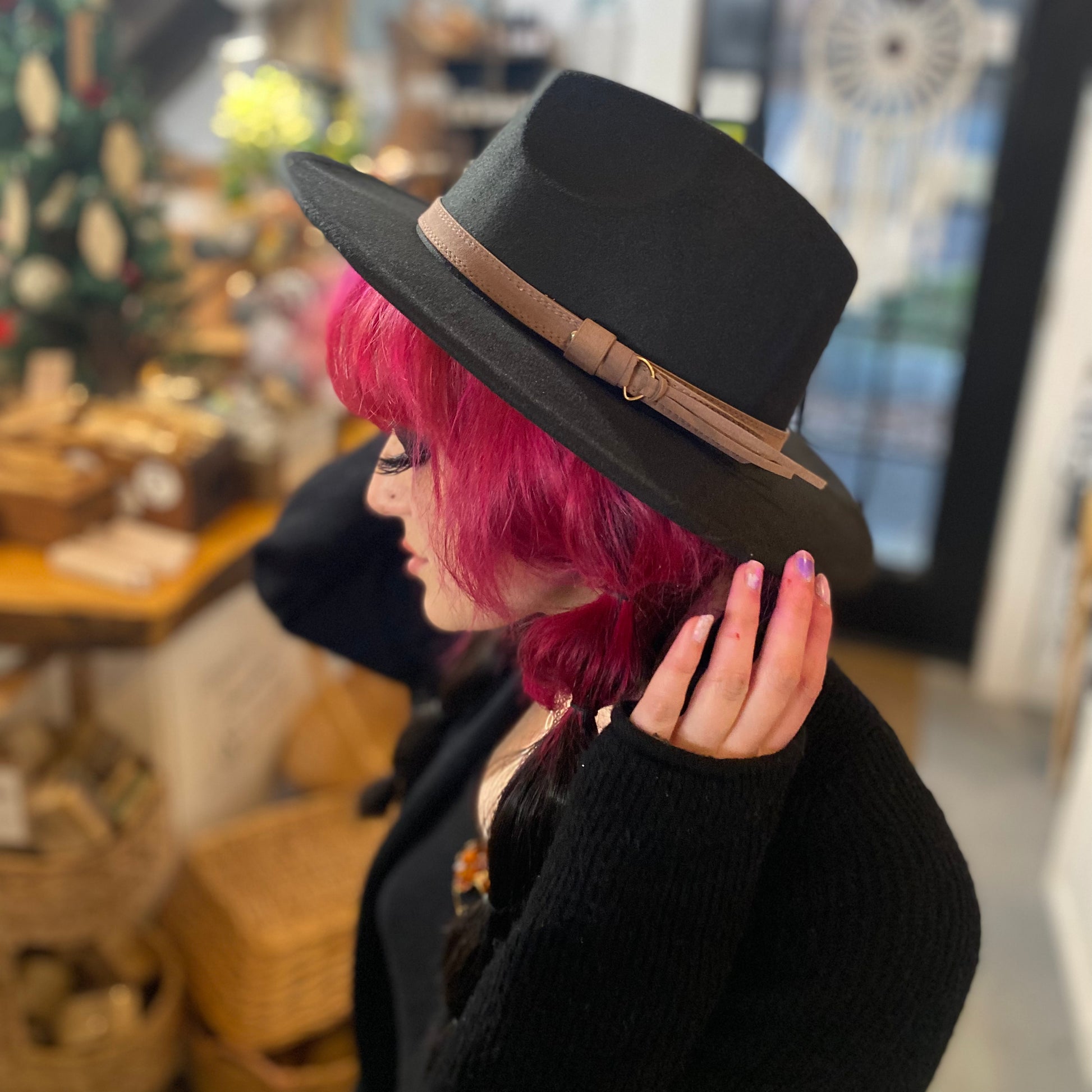Boho Magic Hat - Black or Brown - by Statement PEACE - The Hippie Farmer