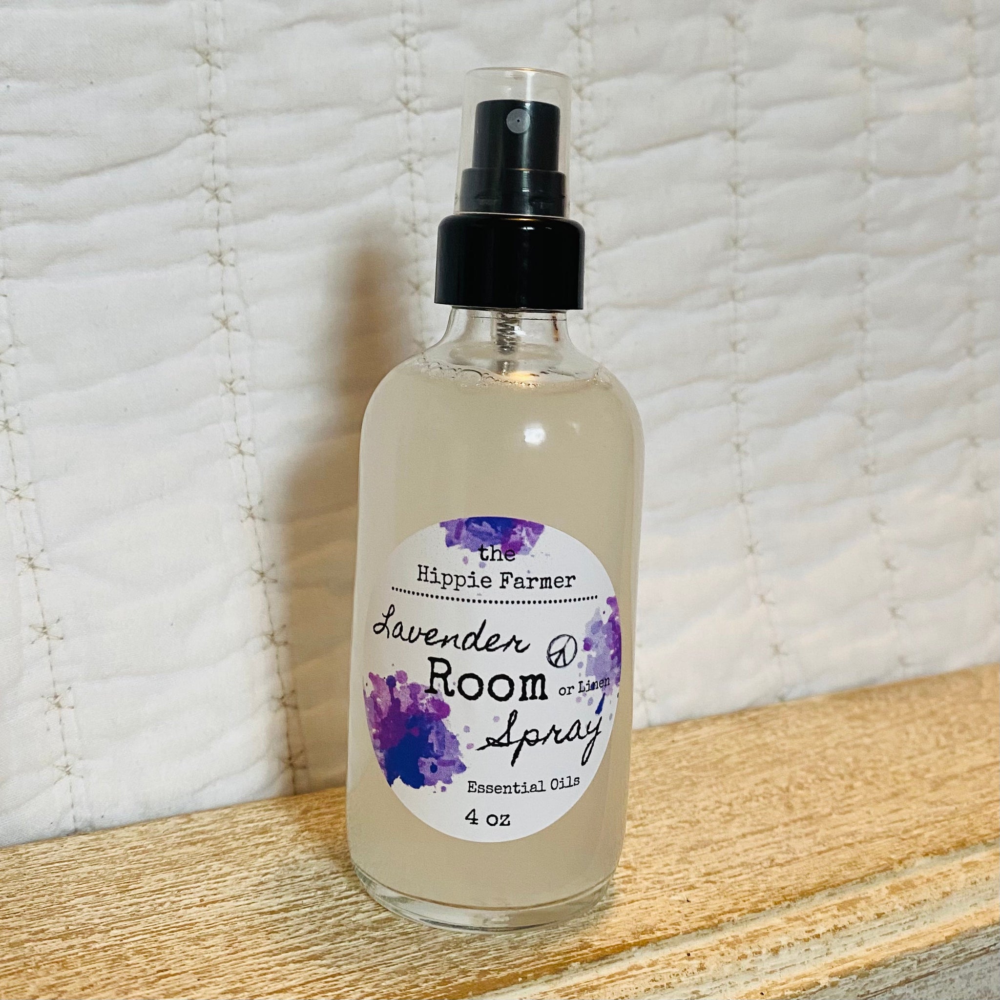 Organic Room & Linen Spray - 4 oz - with Essential Oils – The Hippie Farmer