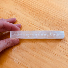 Load image into Gallery viewer, “I am connected” Selenite Wand - The Hippie Farmer