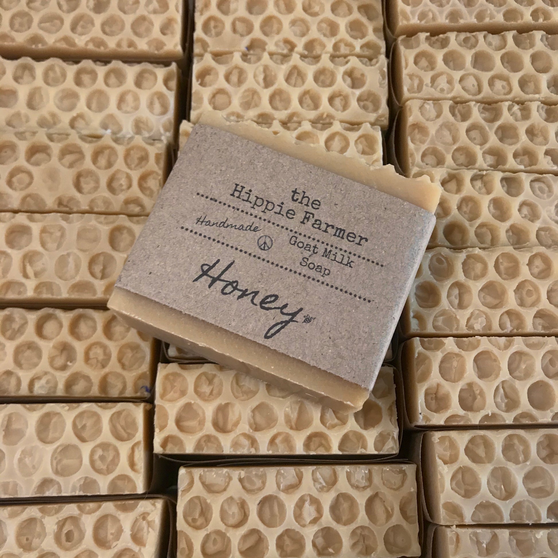 Goat Milk Soap - Honey - Local Raw - The Hippie Farmer