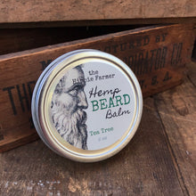 Load image into Gallery viewer, Hemp Beard Balm - 2 oz Tin - Tea Tree - The Hippie Farmer