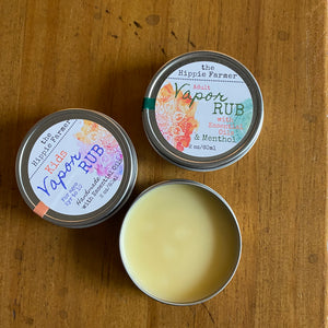 Adult Essential Oil Vapor Rub with Menthol - 2 oz Tin - The Hippie Farmer