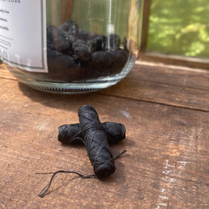 Eco Charcoal Dental Floss - Biodegradable - by Mother Earth ME - The Hippie Farmer