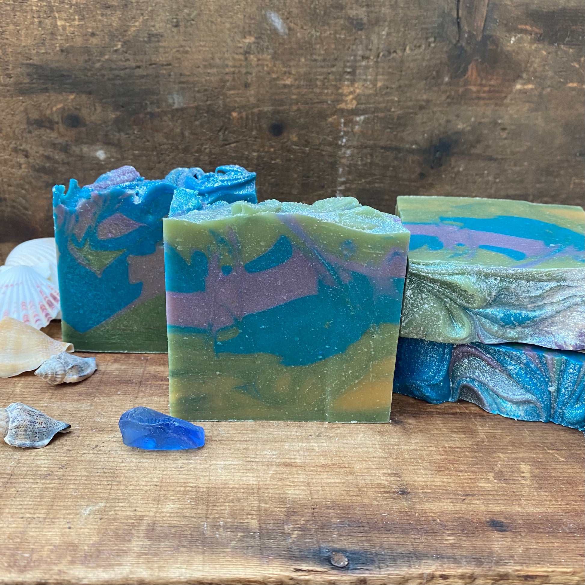 Goat Milk Soap - Mermaid Scales - The Hippie Farmer