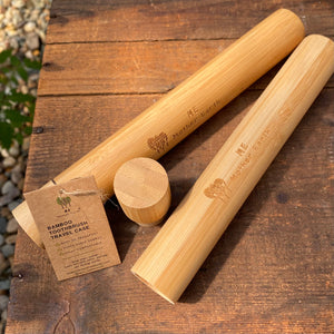 Bamboo Travel Toothbrush Case - The Hippie Farmer