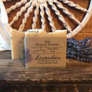 Goat Milk Soap - Lavender Essential Oil - The Hippie Farmer
