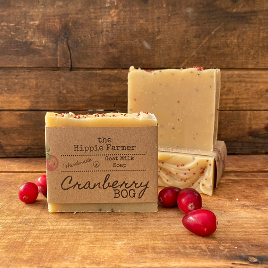 Goat Milk Soap - Cranberry Bog - The Hippie Farmer