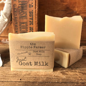 Goat Milk Soap - Just Goat Milk - The Hippie Farmer