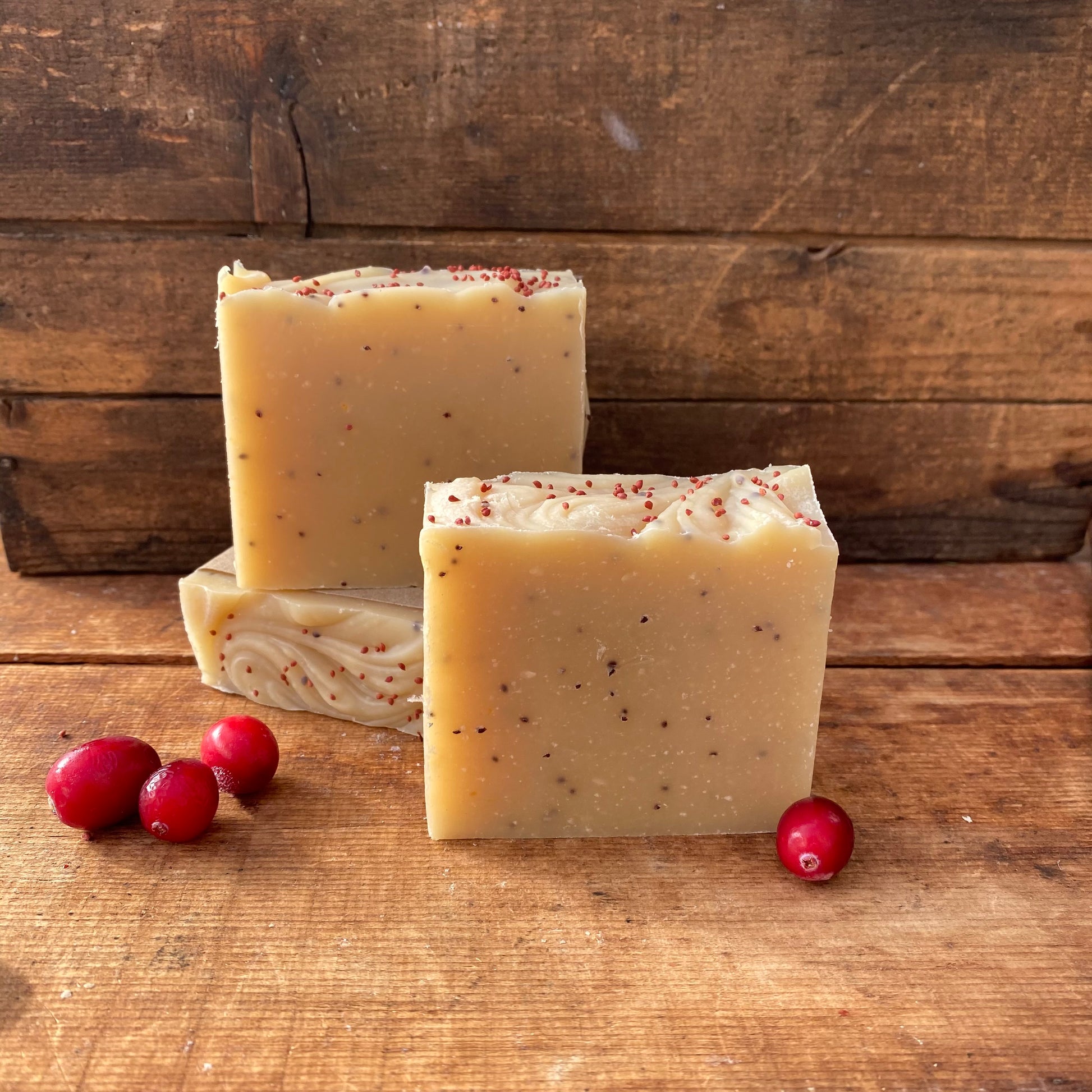 Goat Milk Soap - Cranberry Bog - The Hippie Farmer